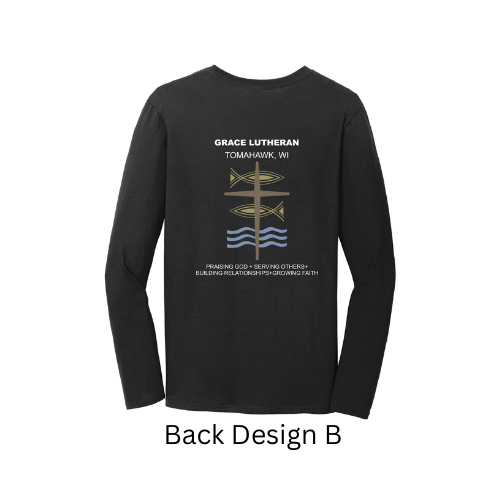 Black Grace Lutheran Long Sleeve T-Shirt