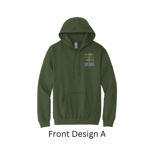 Military Green Grace Lutheran Hoodie
