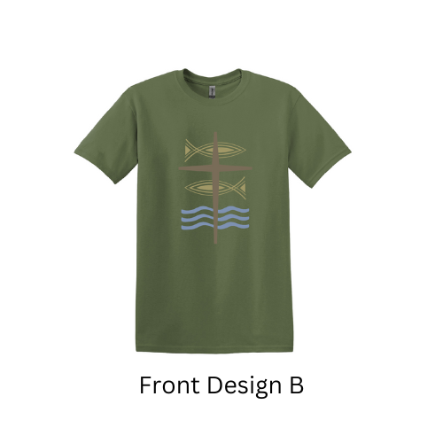 Military Green Grace Lutheran T-Shirt