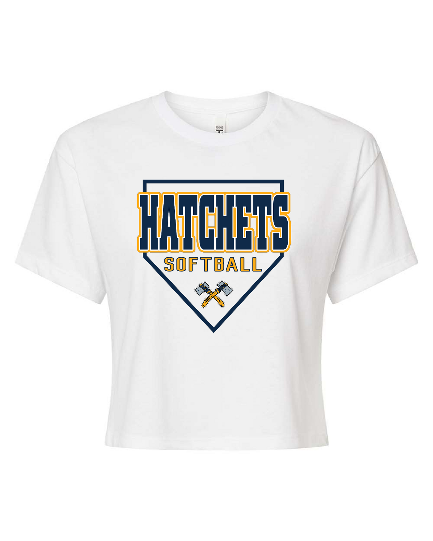 Tomahawk Softball CROPPED Tee