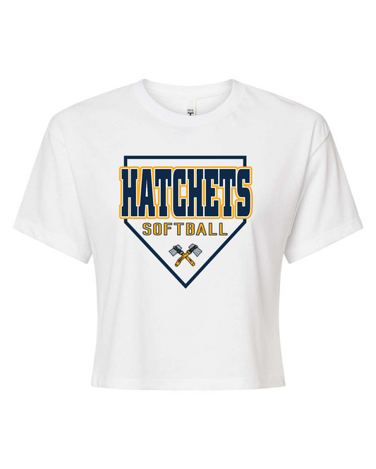 Tomahawk Softball CROPPED Tee