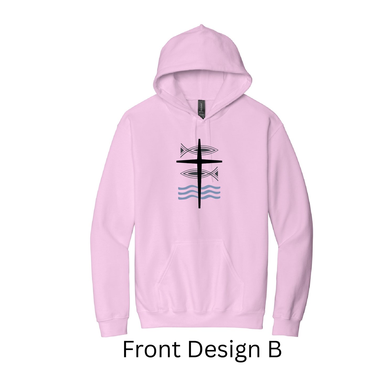 Light Pink Grace Lutheran Hoodie