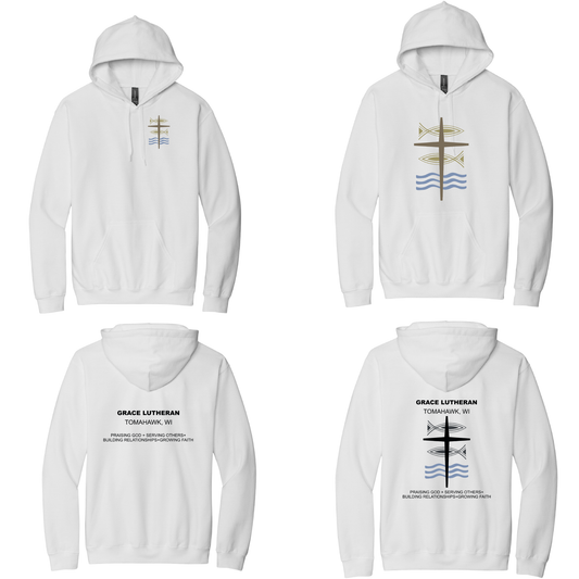 White Grace Lutheran Hoodie
