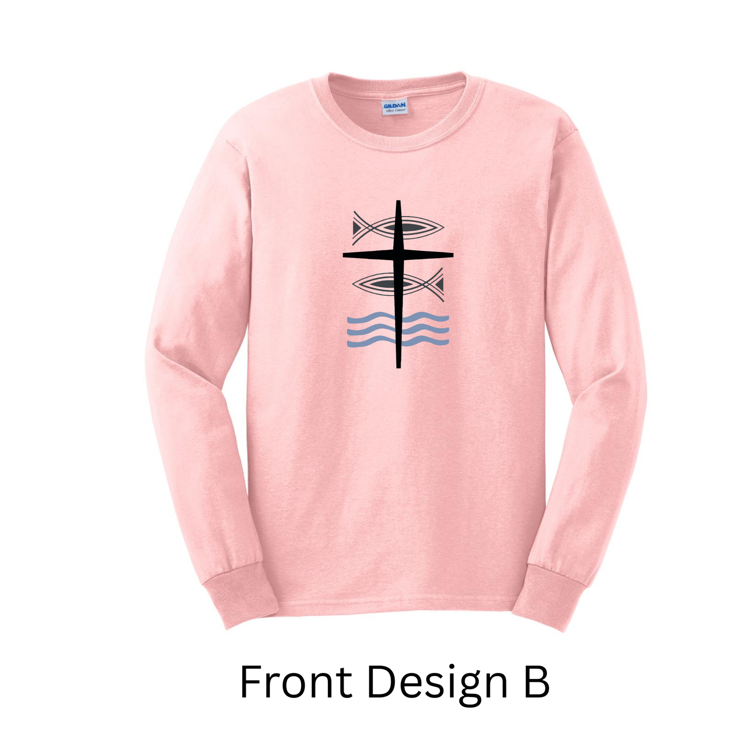 Pink Grace Lutheran Long Sleeve T-Shirt