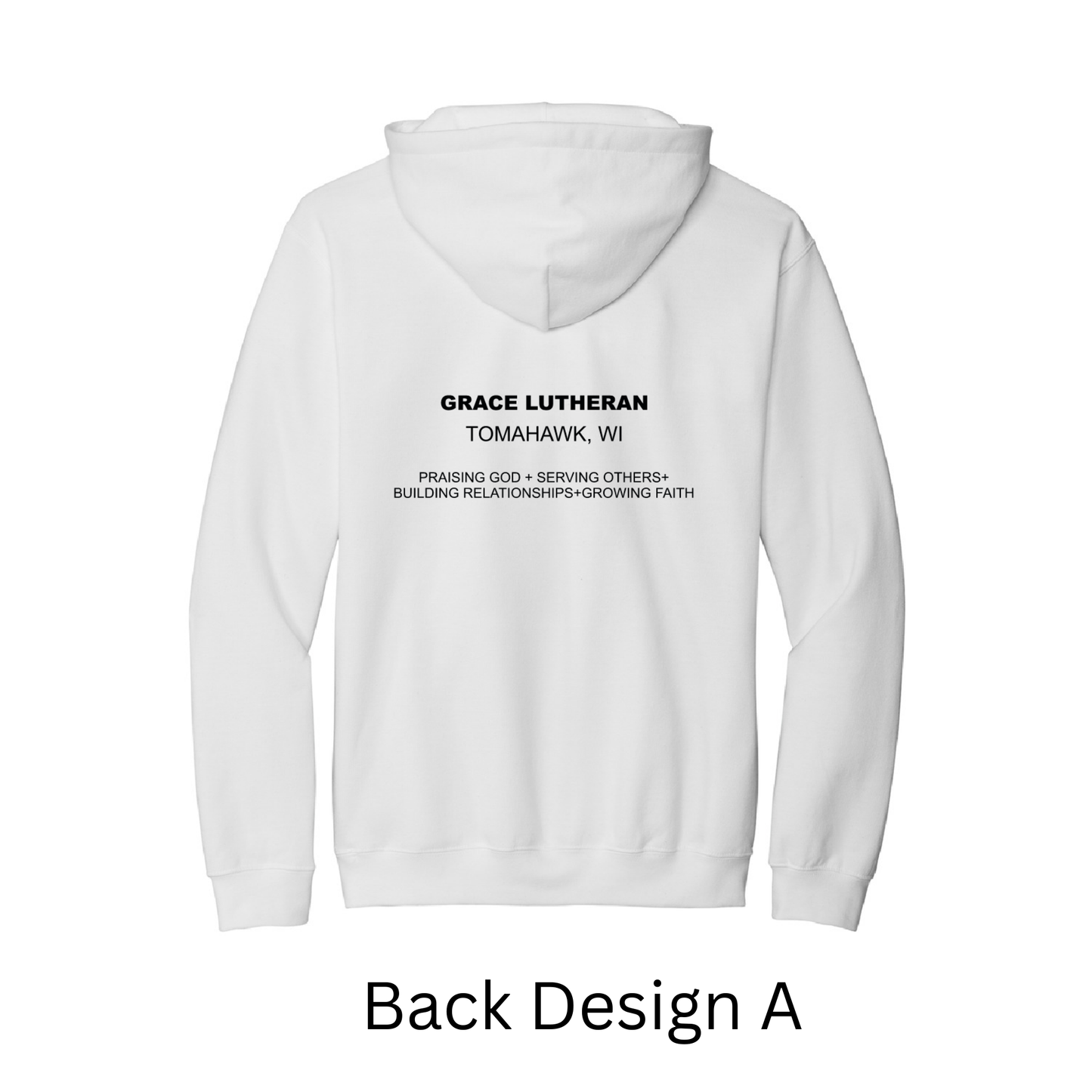 White Grace Lutheran Hoodie