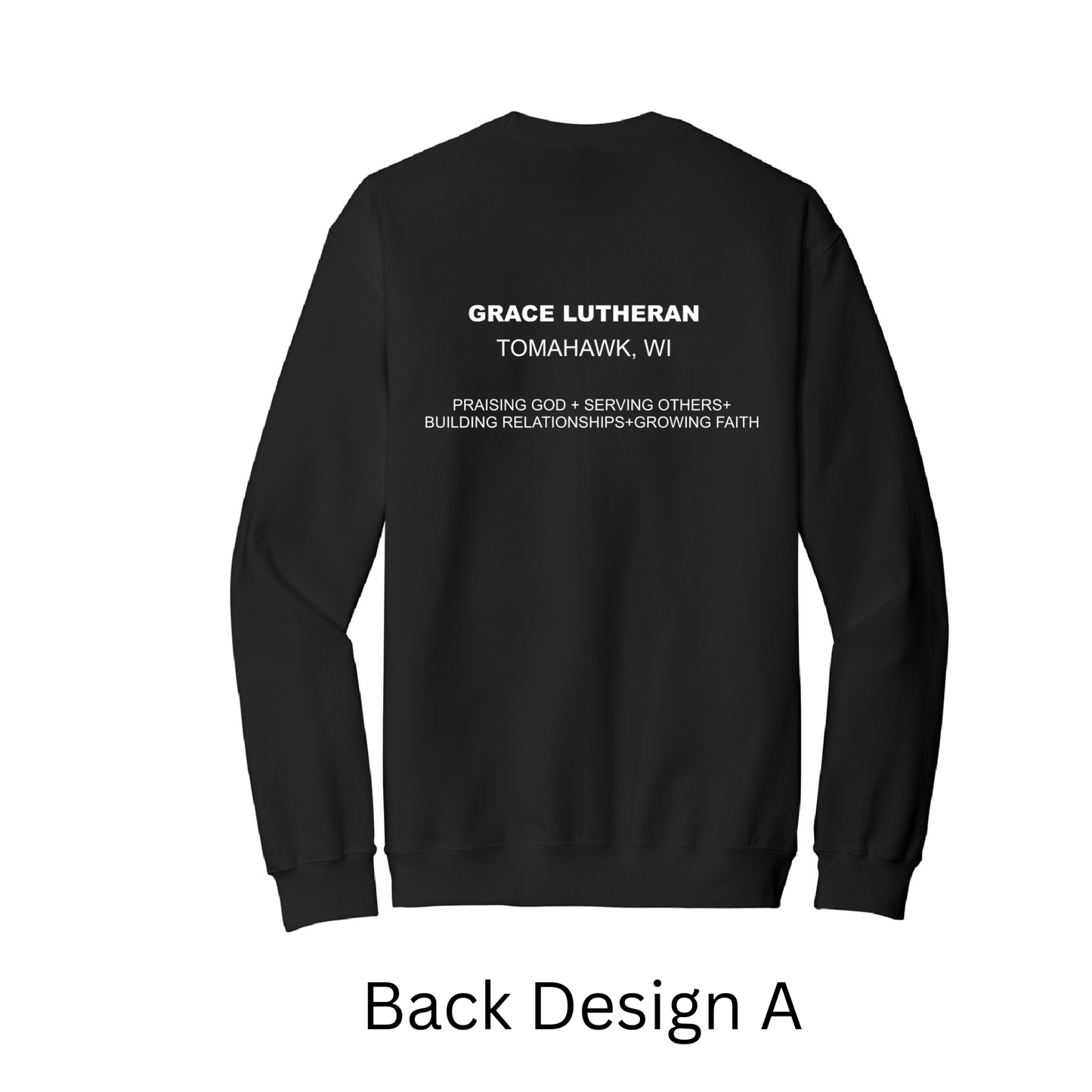 Black Grace Lutheran Crewneck