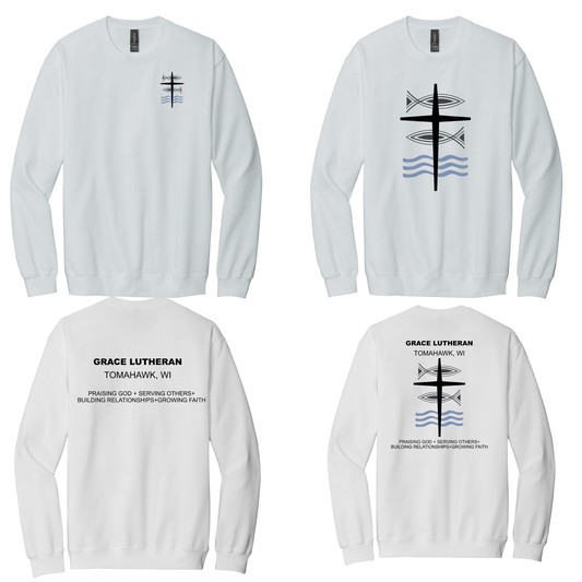 White Grace Lutheran Crewneck