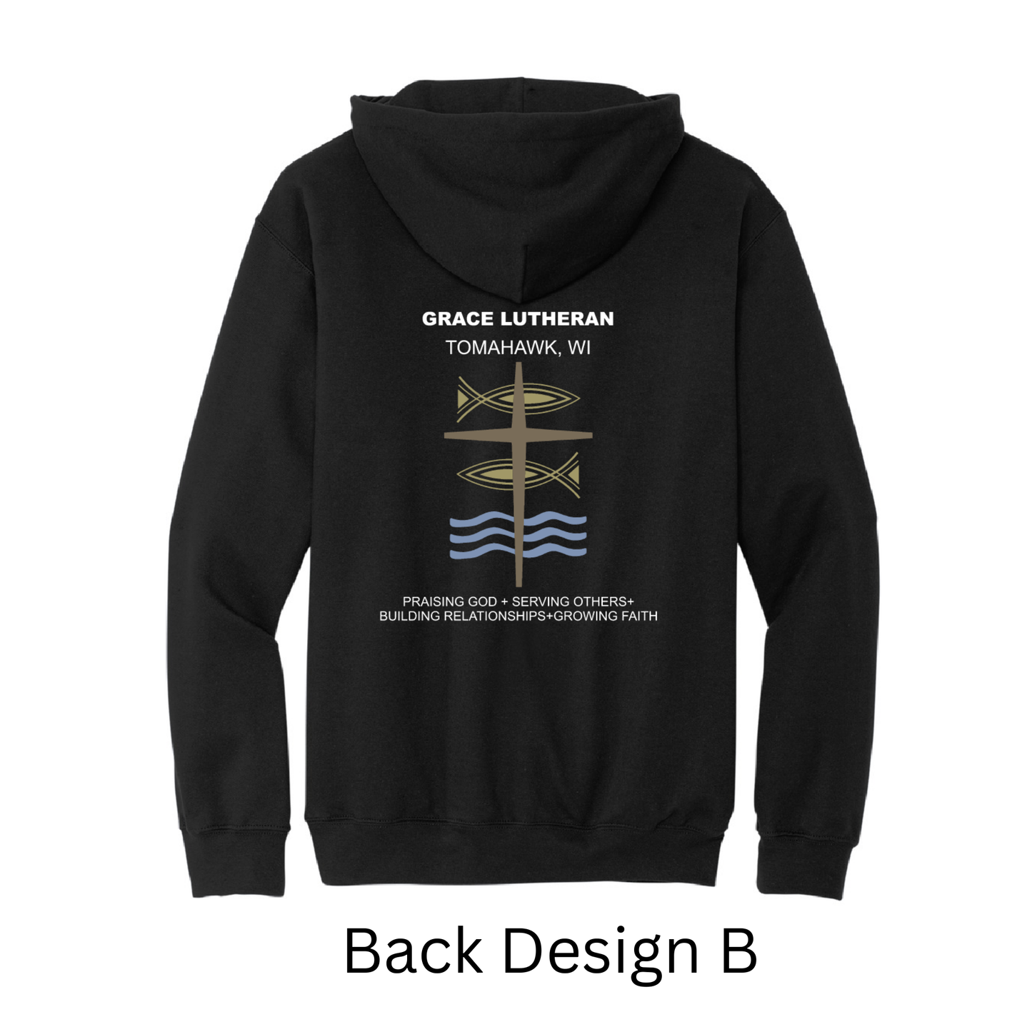 Black Grace Lutheran Hoodie