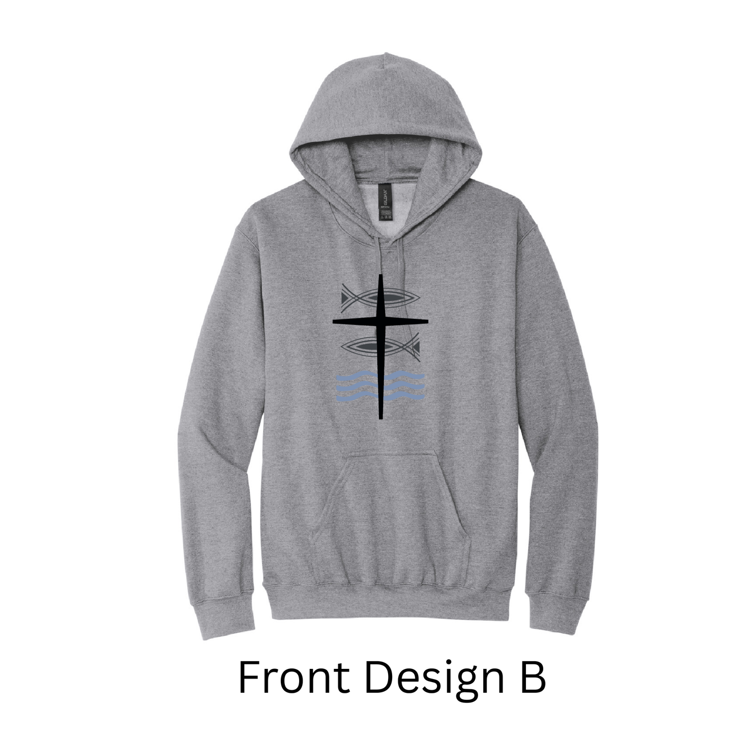 Gray Grace Lutheran Hoodie