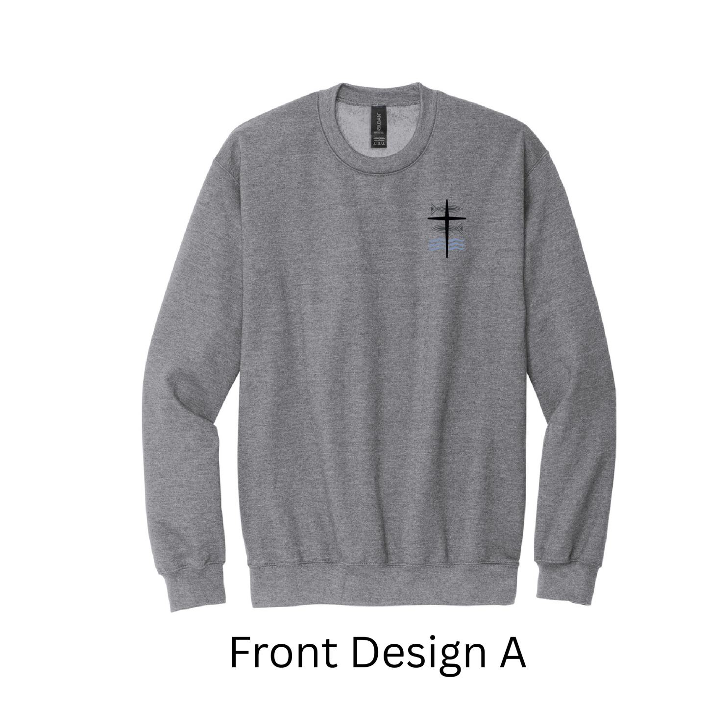Gray Grace Lutheran Crewneck
