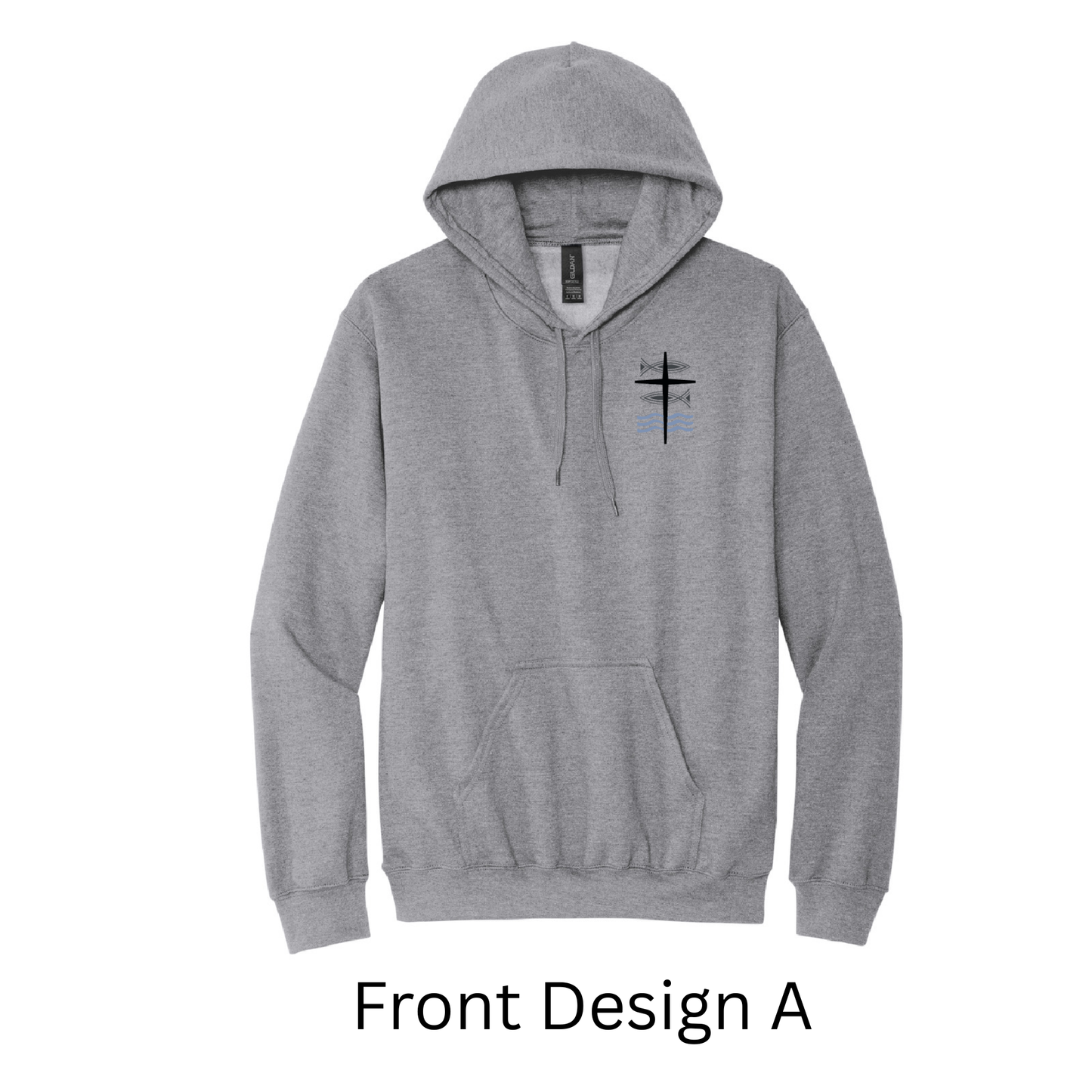 Gray Grace Lutheran Hoodie