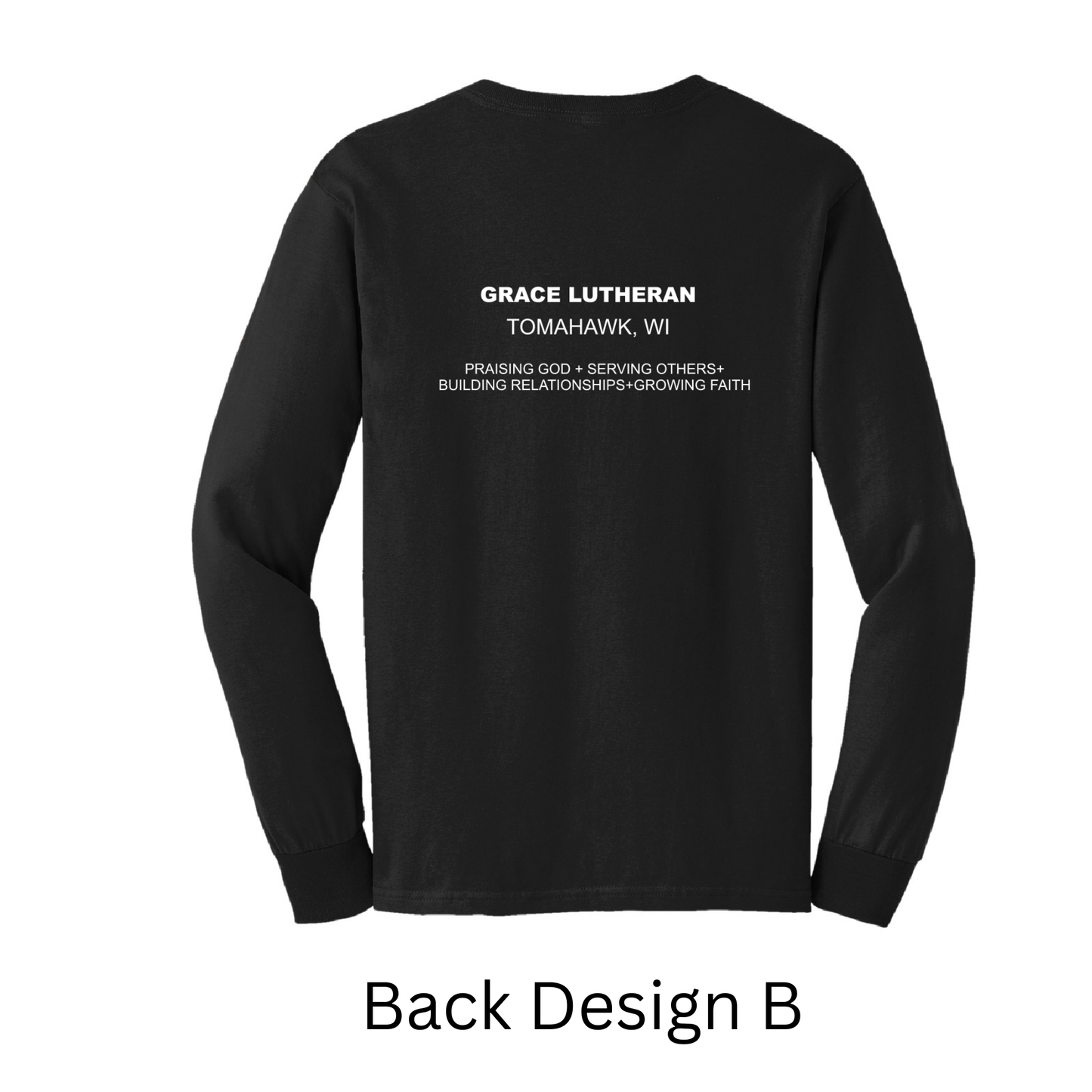 Black Grace Lutheran Long Sleeve T-Shirt