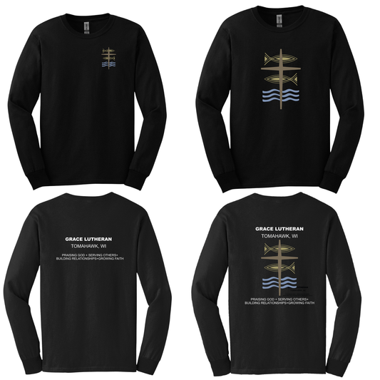 Black Grace Lutheran Long Sleeve T-Shirt