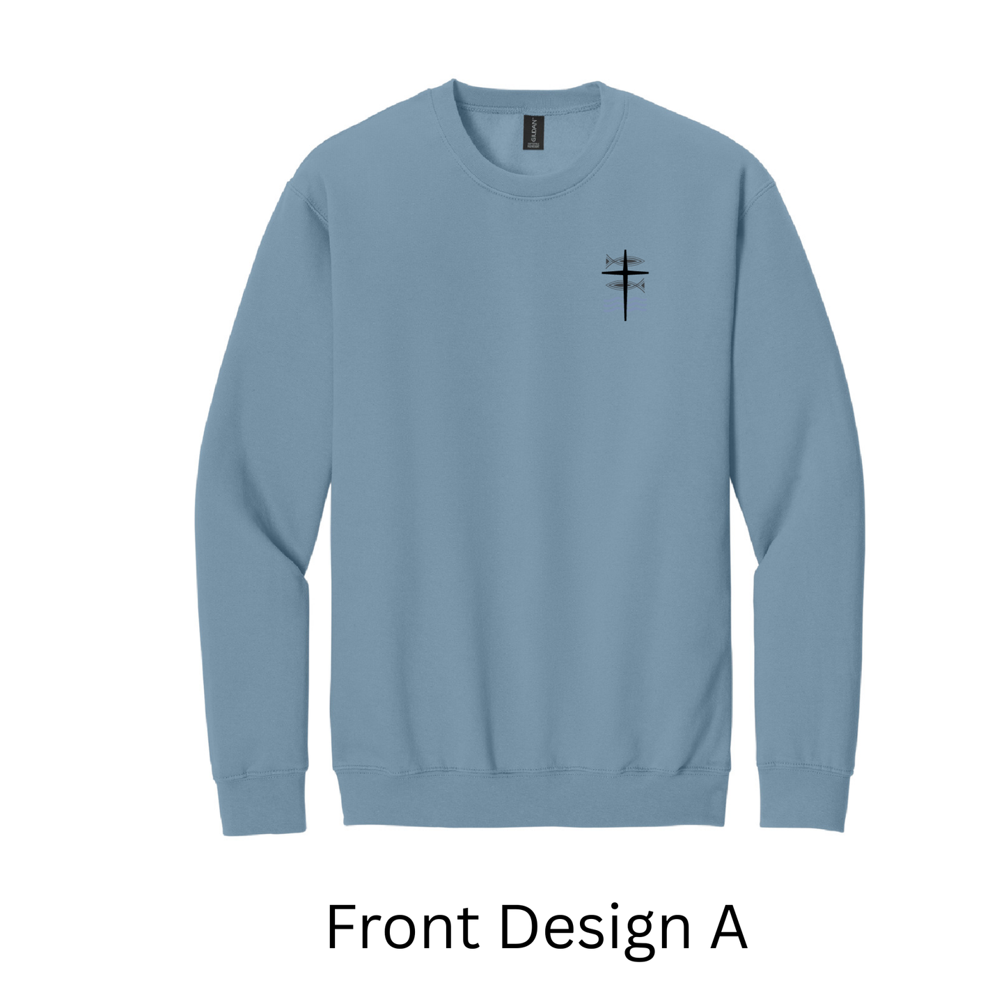 Stone Blue Grace Lutheran Crewneck