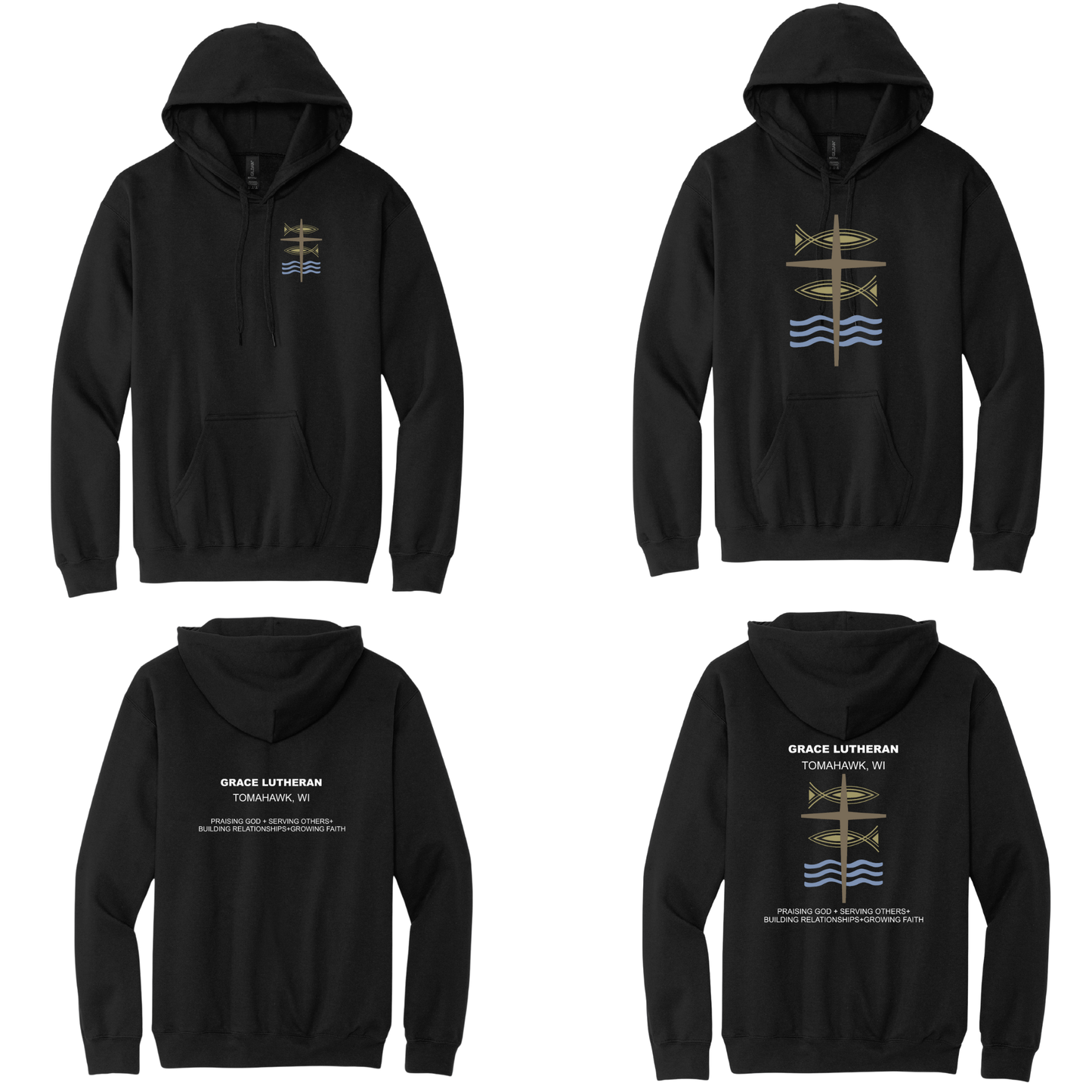 Black Grace Lutheran Hoodie