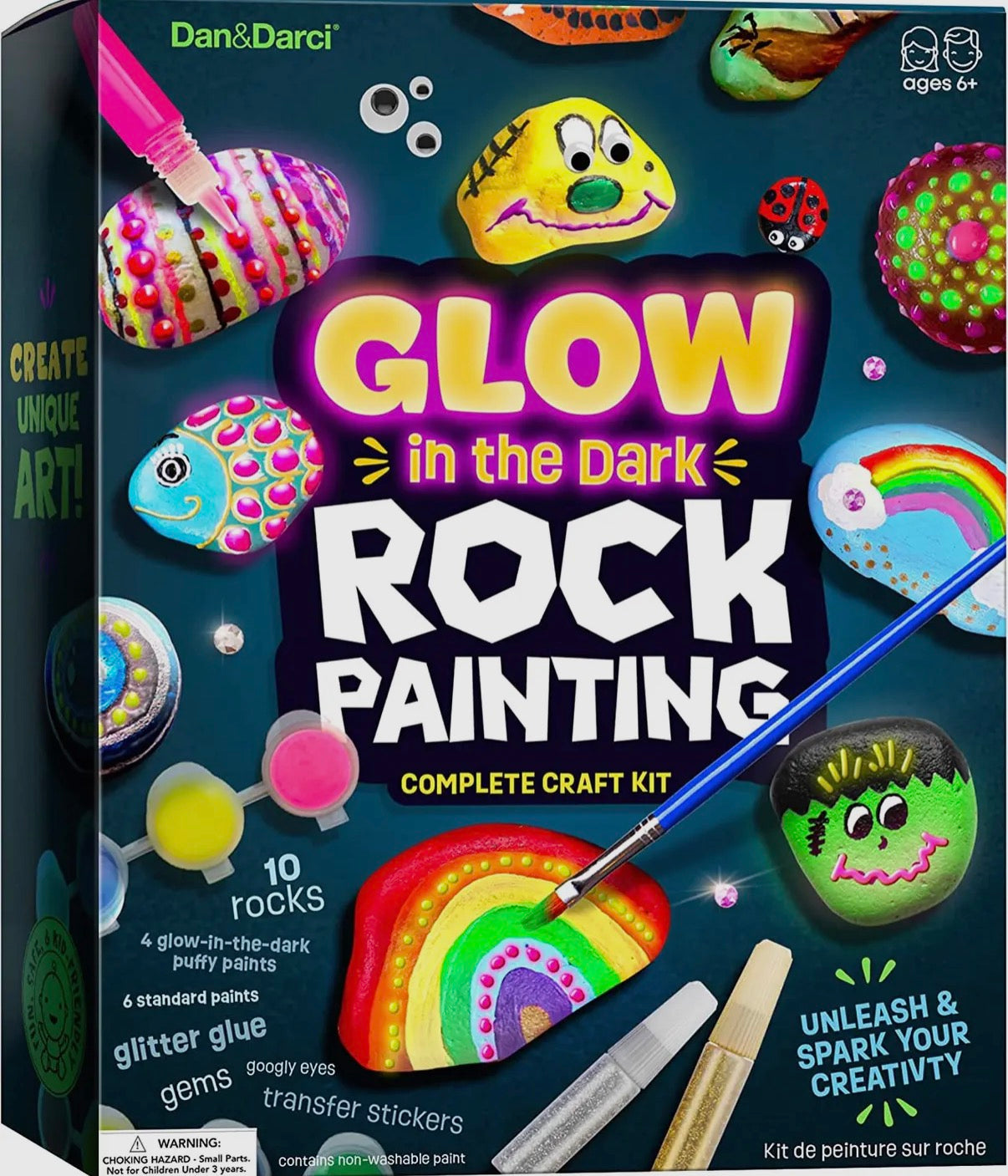 Glow Rock Painting Set