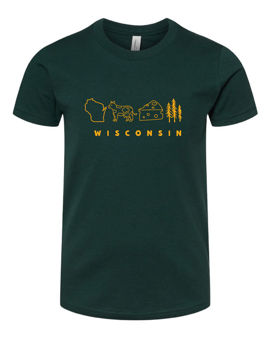 Wisconsin Youth T Shirt