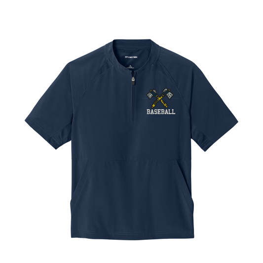 Tomahawk Baseball Youth 1/2-Zip Short Sleeve Jacket