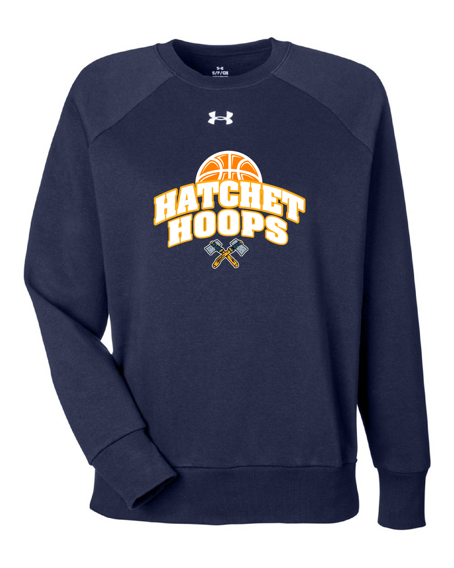 Ladies Hatchet Hoops UA Crewneck