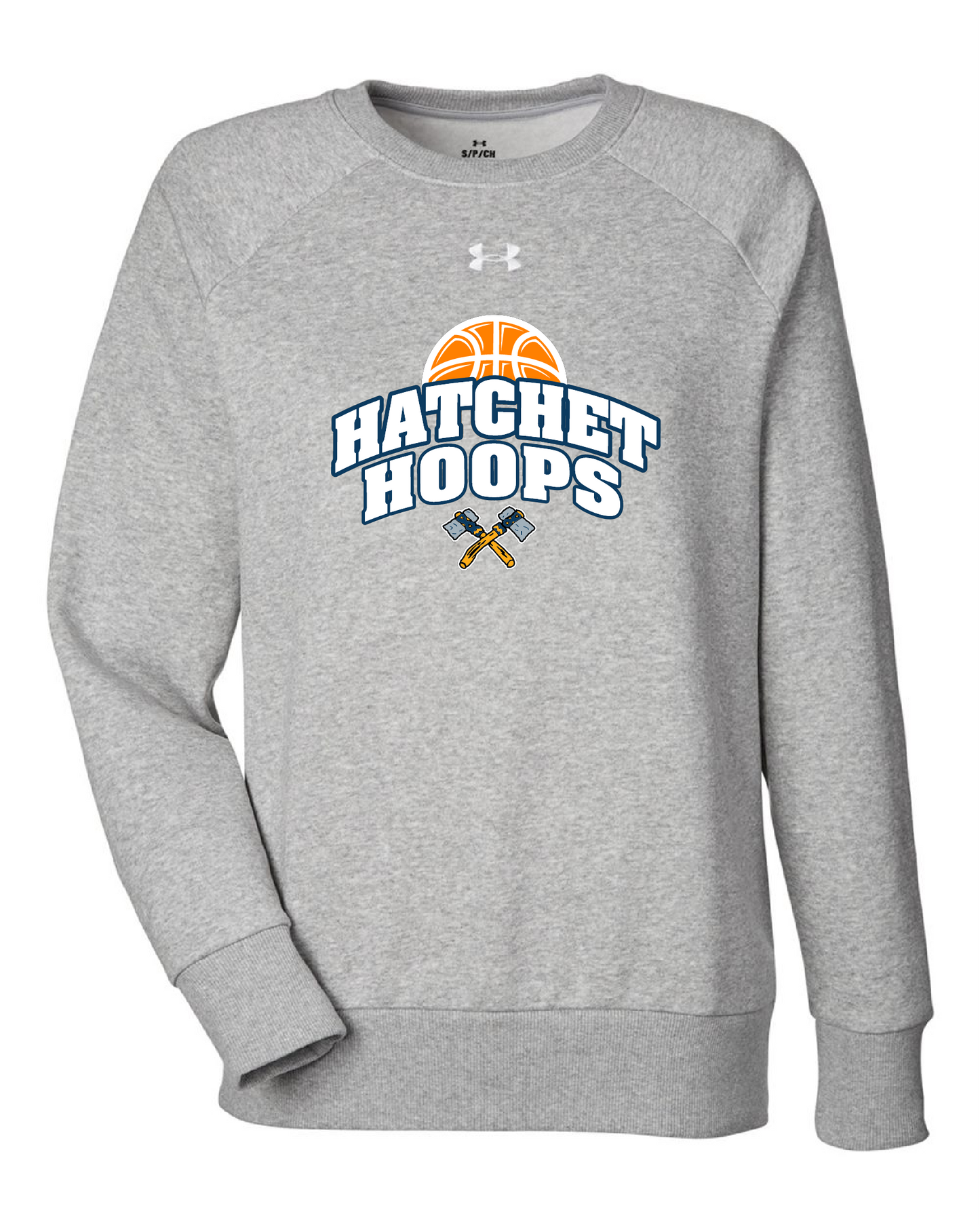 Ladies Hatchet Hoops UA Crewneck