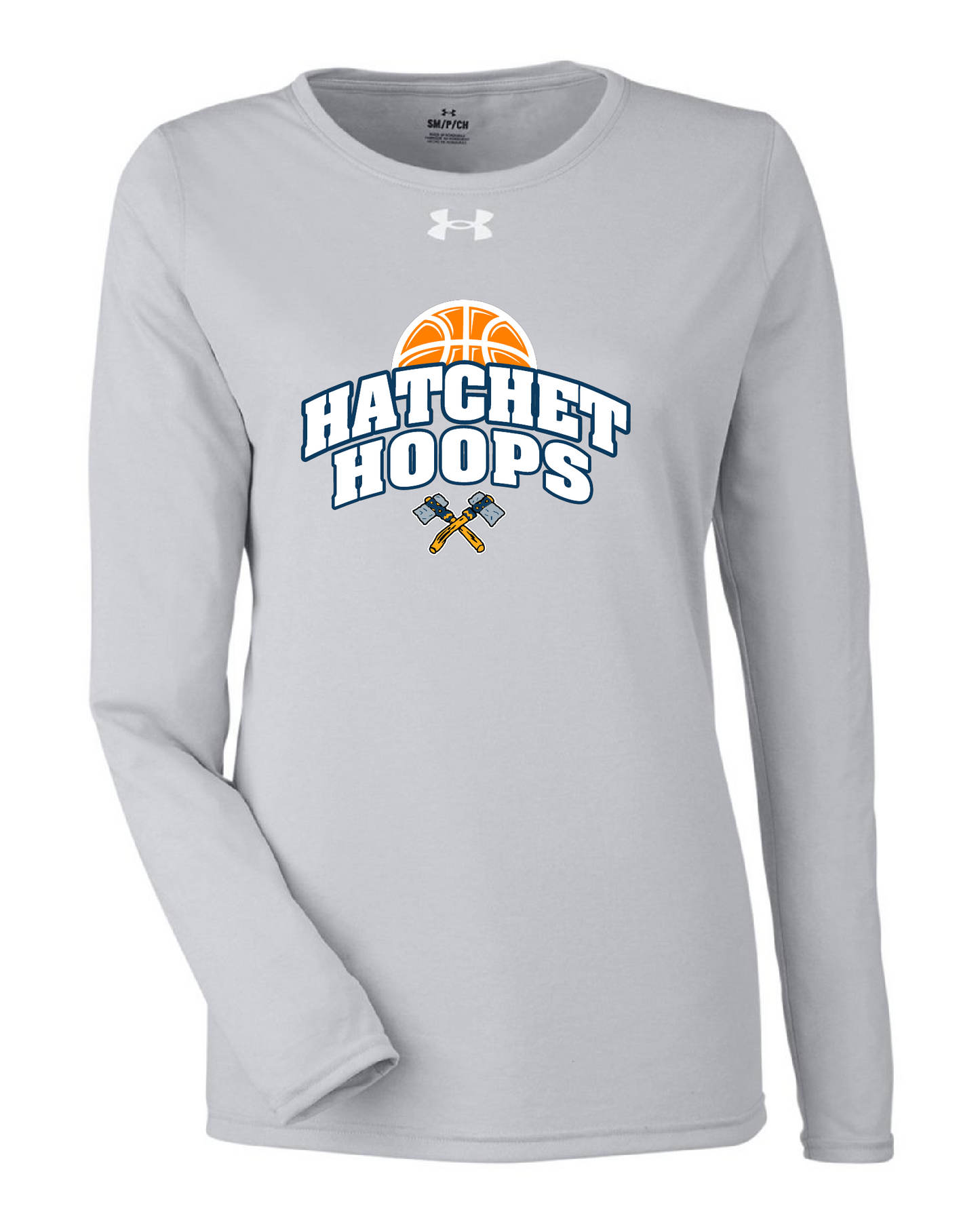 Ladies Hatchet Hoops UA Long Sleeve Tee