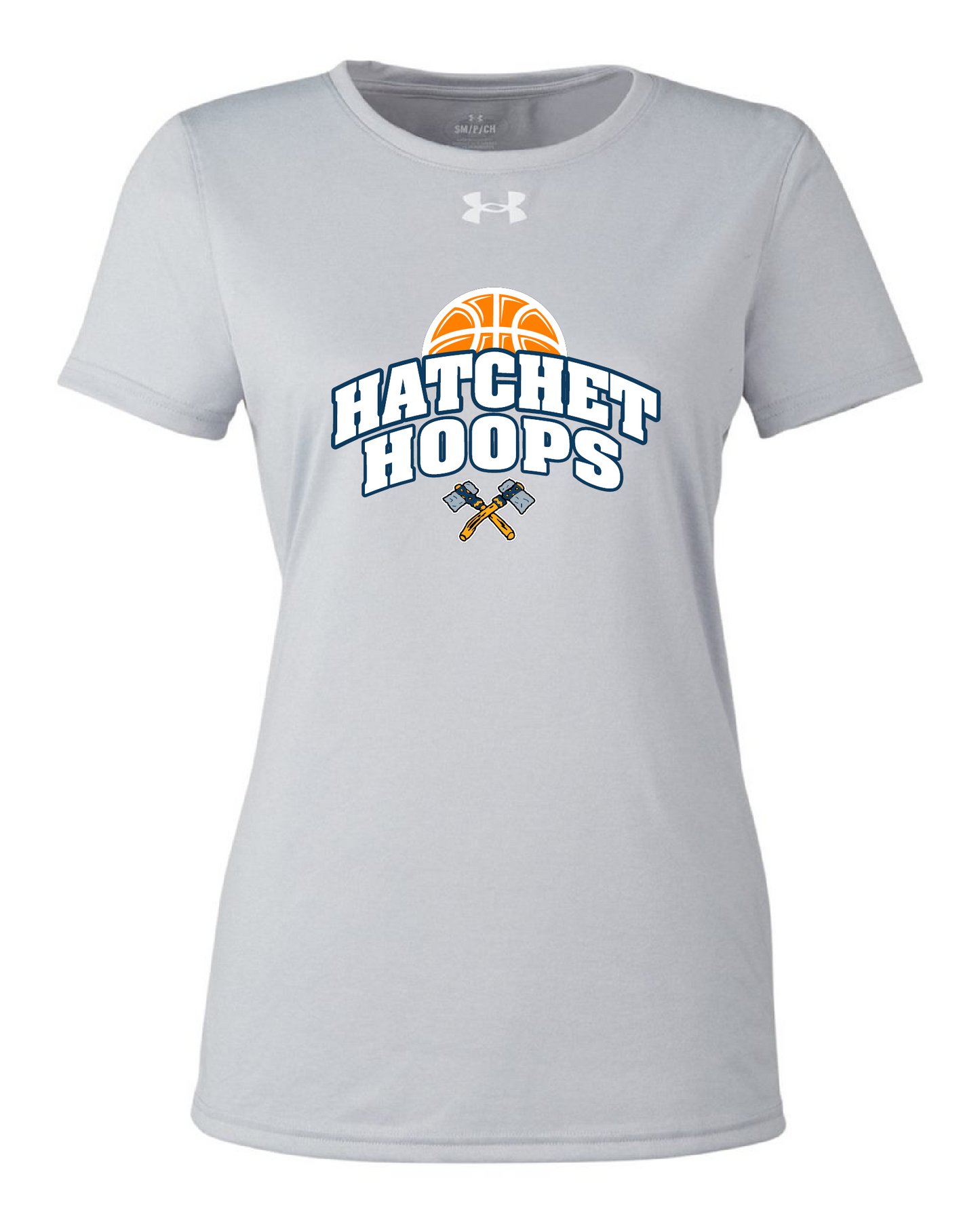 Ladies Hatchet Hoops UA Short Sleeve Tee