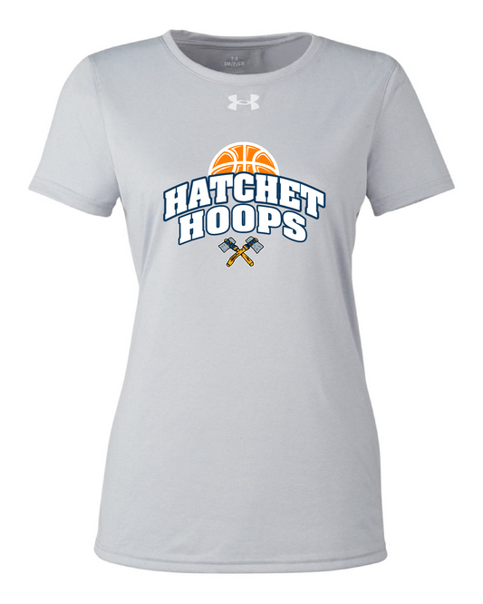 Ladies Hatchet Hoops UA Short Sleeve Tee