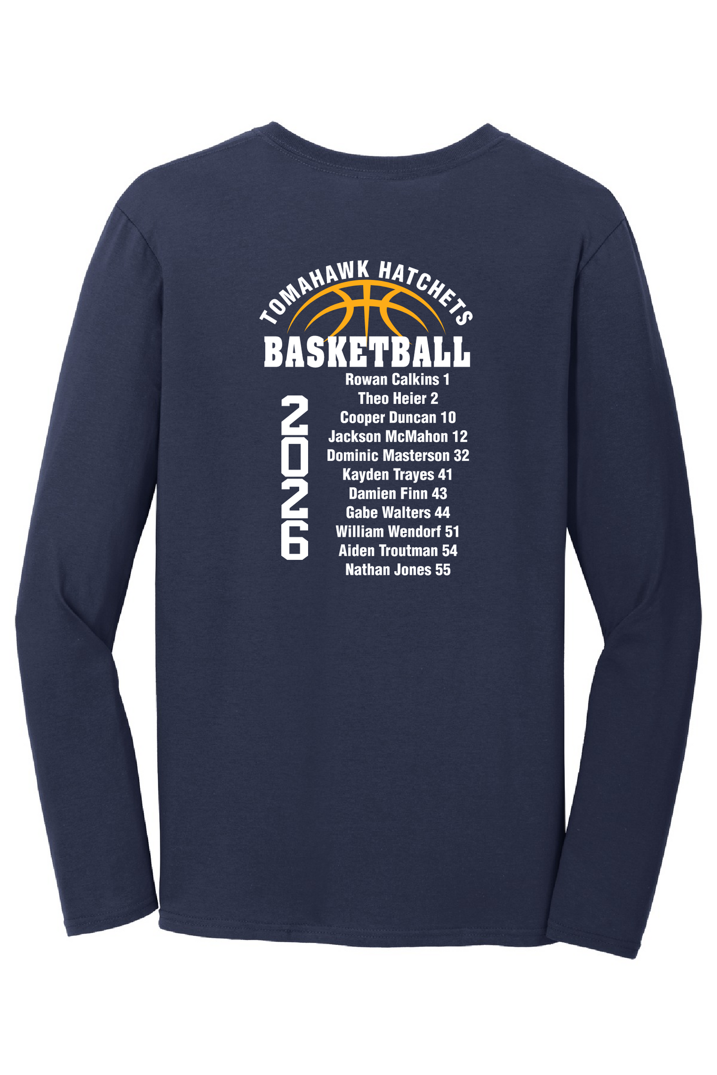 State Bound Hatchet Hoops Long Sleeve Tee