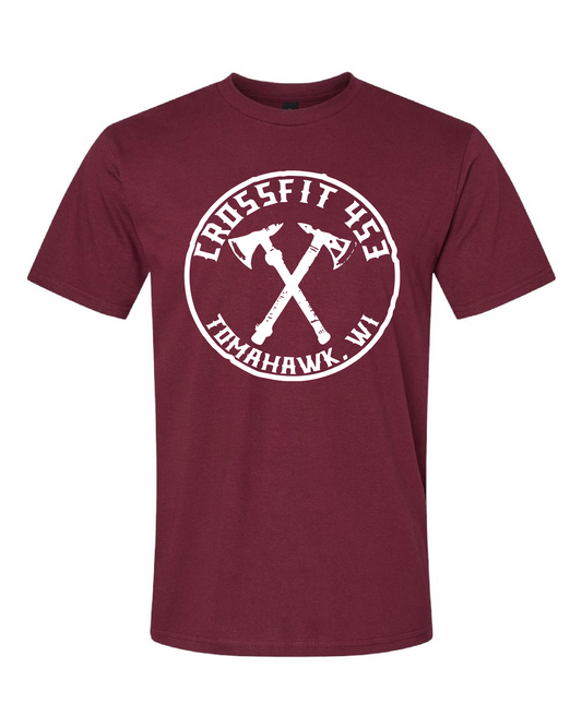 Maroon CROSSFIT 453 t shirt
