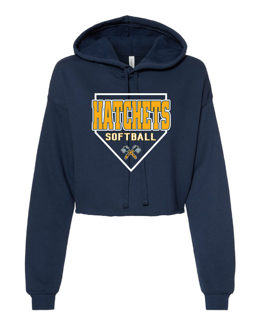 Tomahawk Softball CROPPED Hoodie