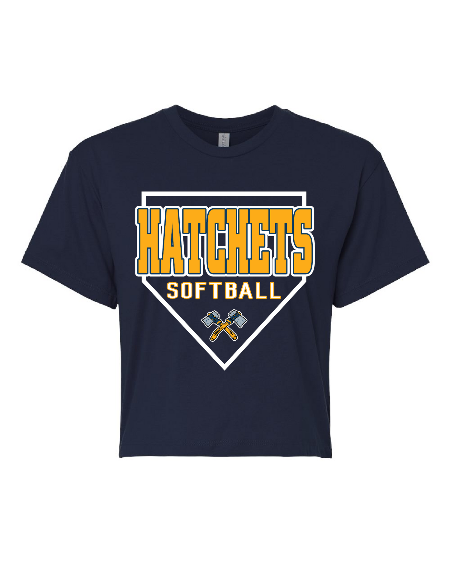 Tomahawk Softball CROPPED Tee