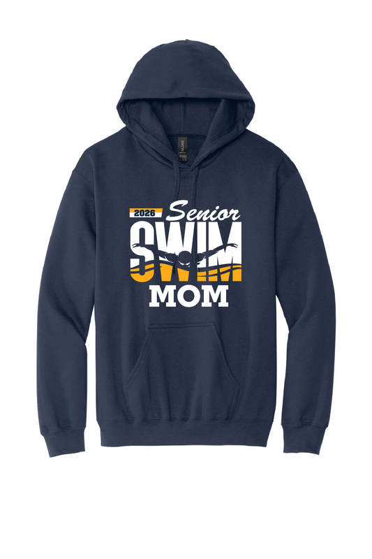 Swim Senior Mom Hoodie