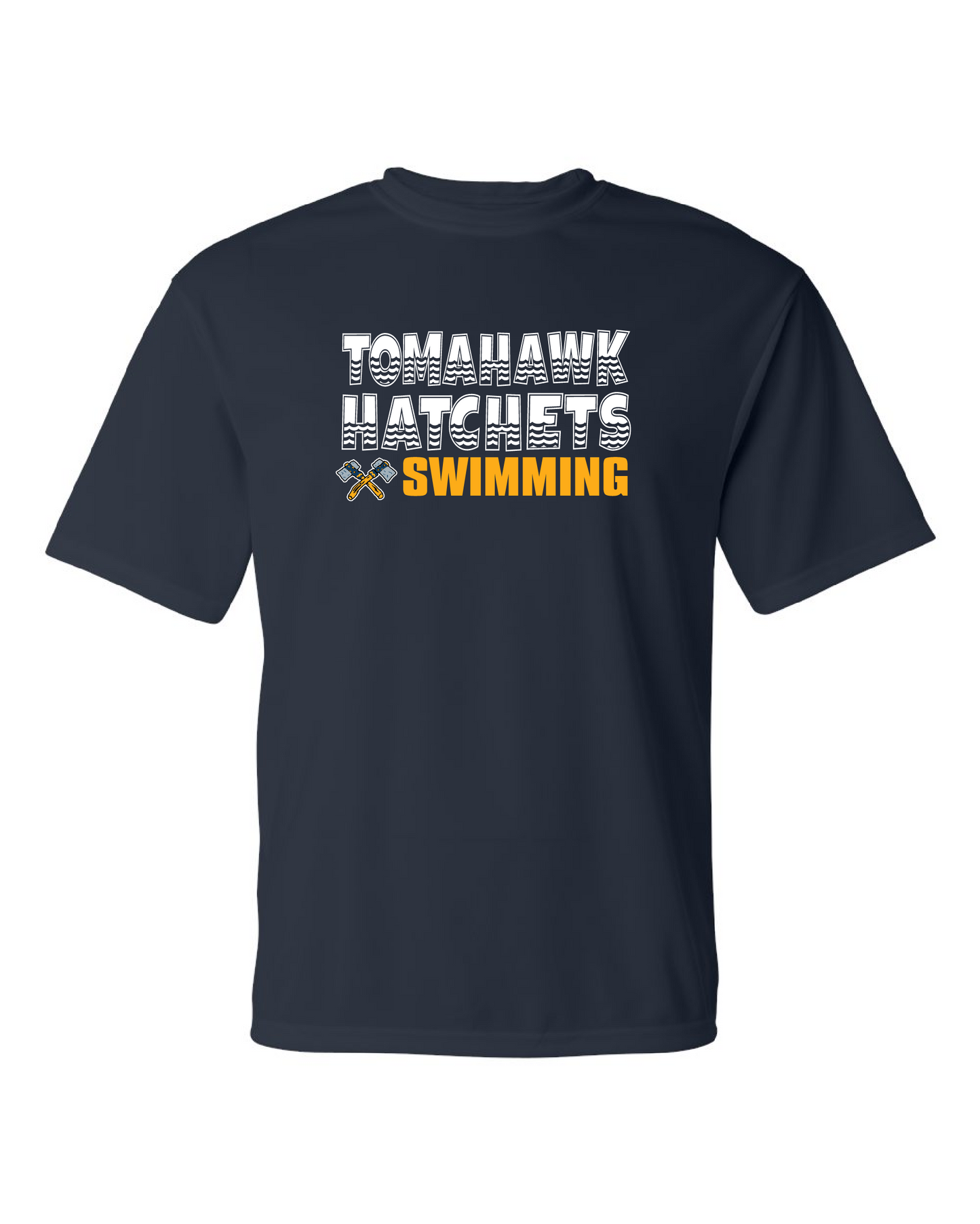 Unisex Performance Swim Short Sleeve Tee