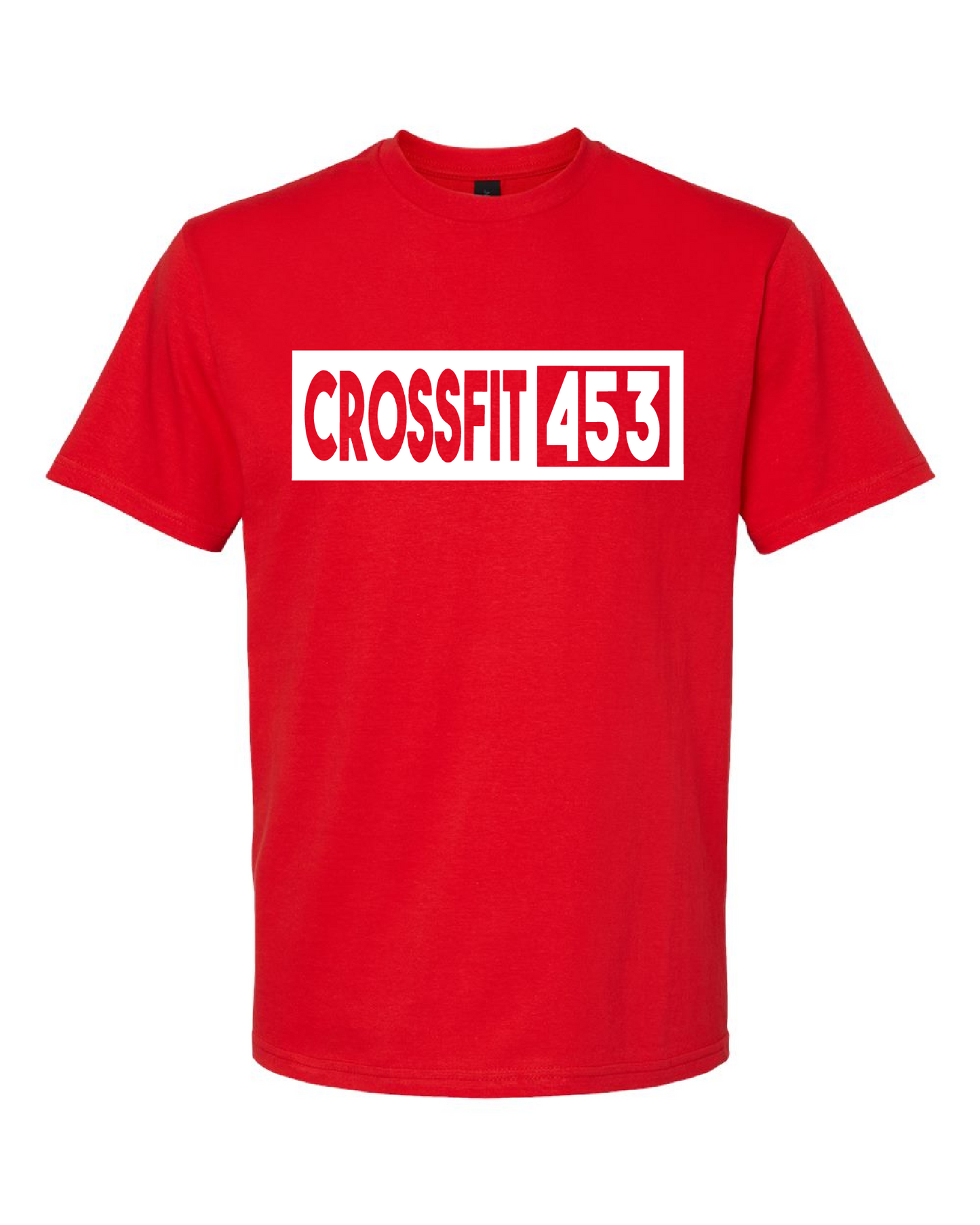 Red CROSSFIT 453 t shirt