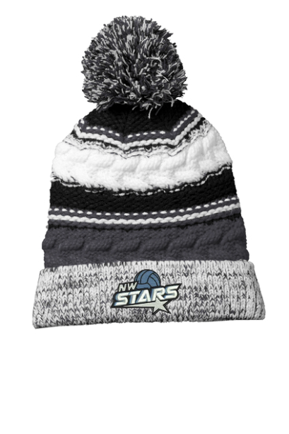 NW Stars Striped Beanie