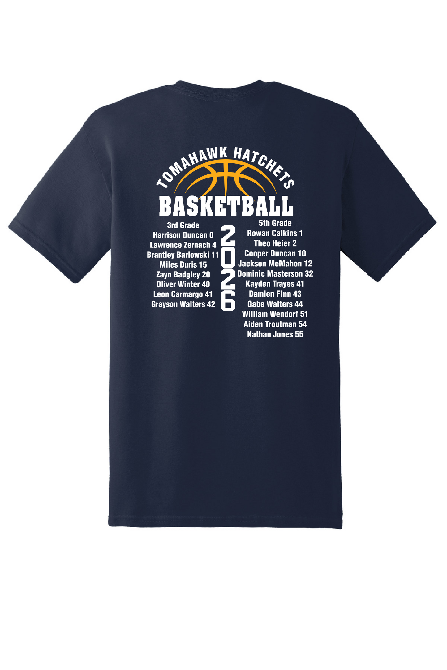 State Bound Hatchet Hoops Short Sleeve Tee