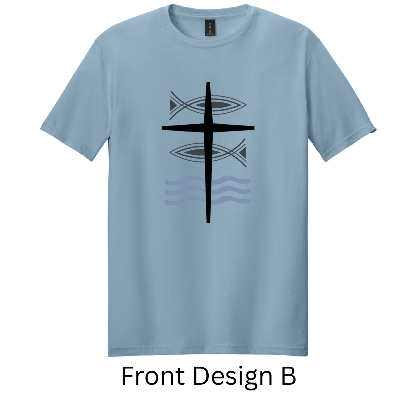 Stone Blue Grace Lutheran T-Shirt