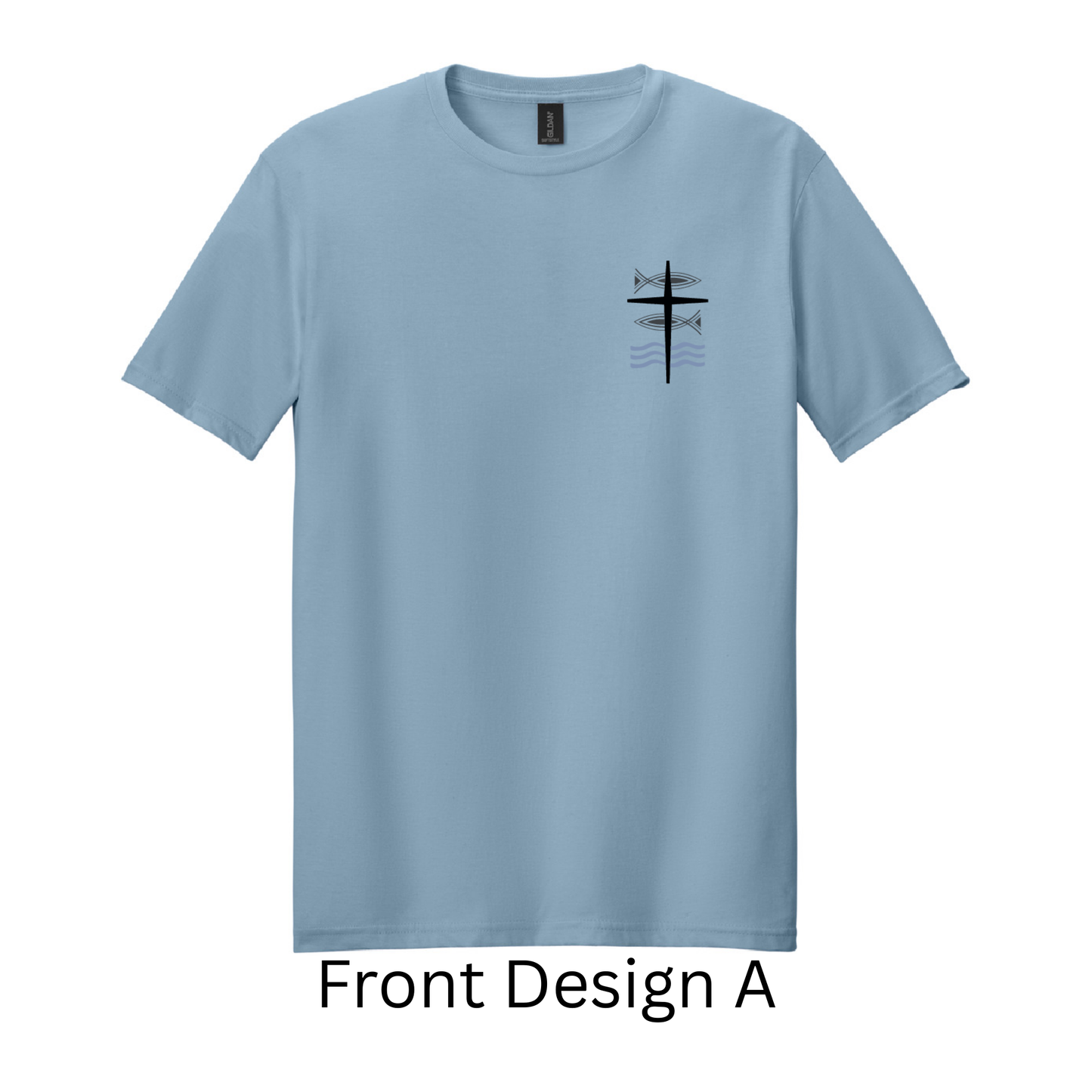 Stone Blue Grace Lutheran T-Shirt