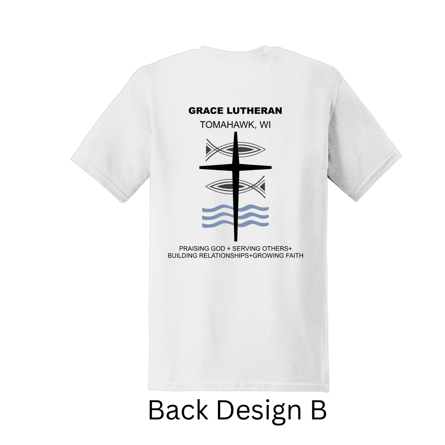 White Grace Lutheran T-Shirt
