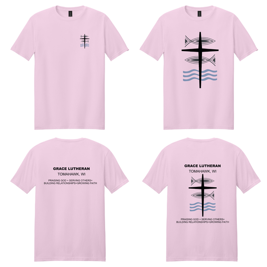 Light Pink Grace Lutheran T-Shirt