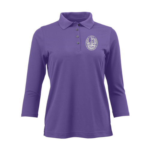 Women's Lady Palm Three-Quarter Sleeve Polo