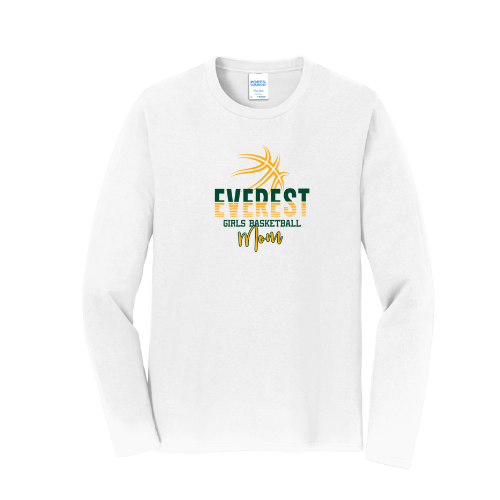 Everest Basketball Long Sleeve Mom Tee