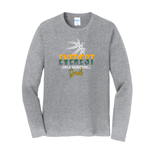 Everest Basketball Long Sleeve Dad Tee