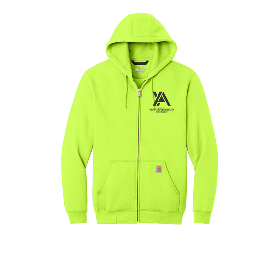 Embroidered YA Full Zip Hoodie
