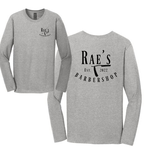 Rae's Barbershop Long Sleeve Tee