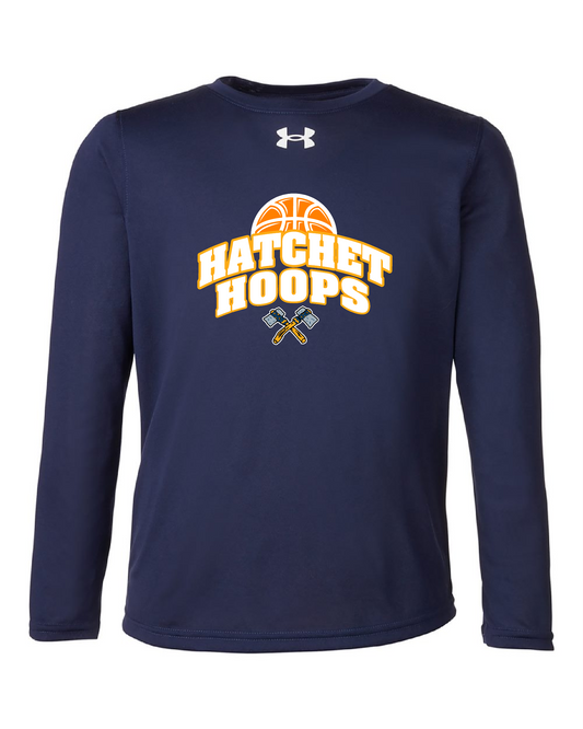 Youth Hatchet Hoops UA Long Sleeve Tee