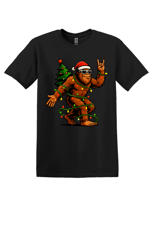 Bigfoot Christmas T Shirt
