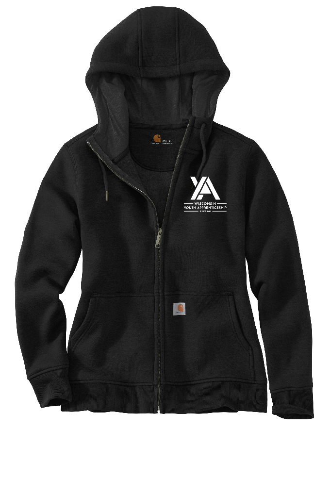 Ladies Embroidered YA Full Zip Hoodie
