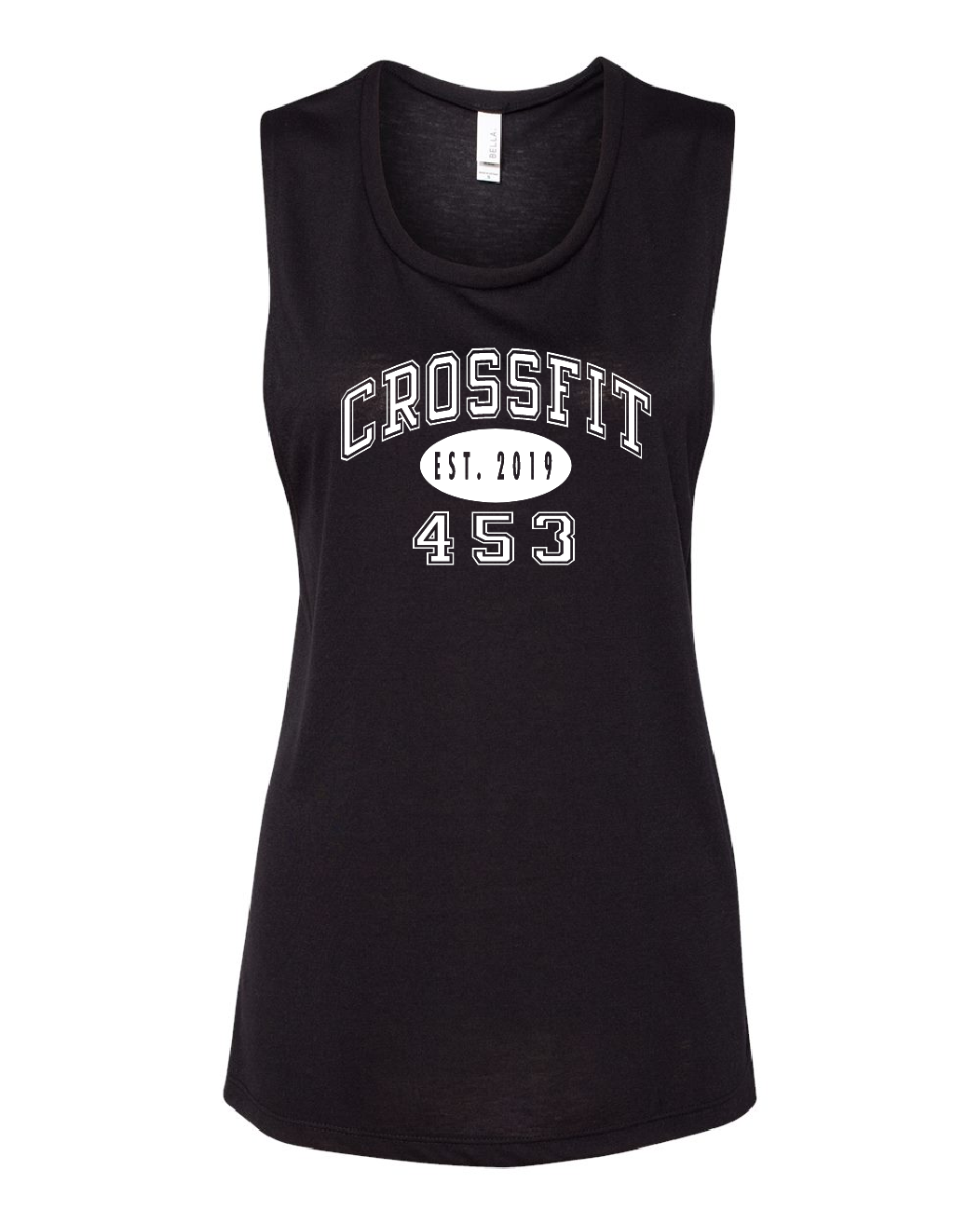 Black Ladies CROSSFIT 453 flowy tank