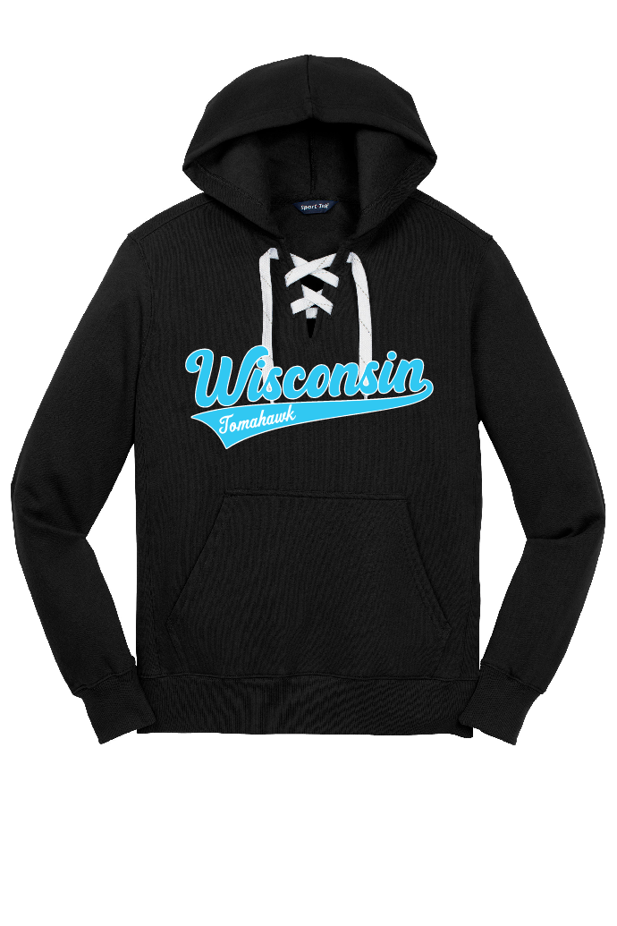 Tomahawk Wisconsin Lace Up Hoodie